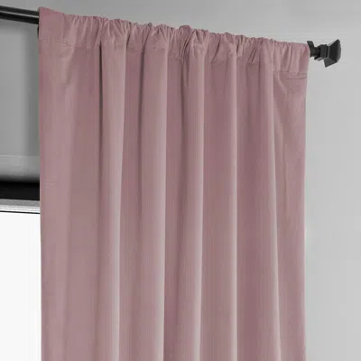 Half Price Drapes Pillow White Heritage Plush Velvet Room Darkening Curtain