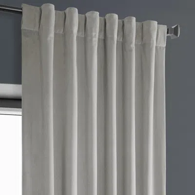 Half Price Drapes Pillow White Heritage Plush Velvet Room Darkening Curtain