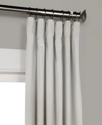 Half Price Drapes Pillow White Heritage Plush Velvet Room Darkening Curtain
