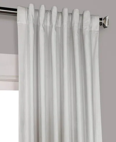 Half Price Drapes Pillow White Heritage Plush Velvet Room Darkening Curtain