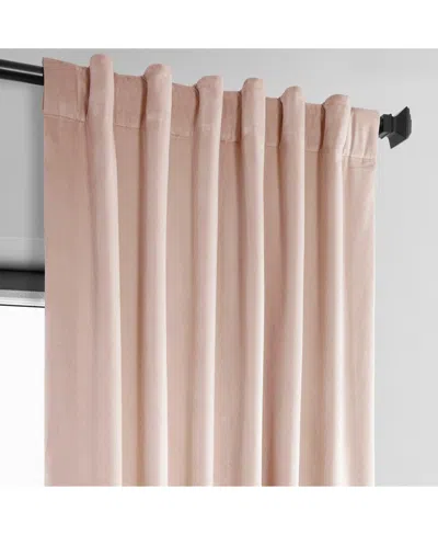Half Price Drapes Pillow White Heritage Plush Velvet Room Darkening Curtain