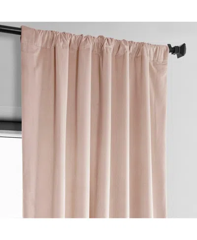 Half Price Drapes Pillow White Heritage Plush Velvet Room Darkening Curtain
