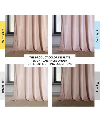 Half Price Drapes Pillow White Heritage Plush Velvet Room Darkening Curtain