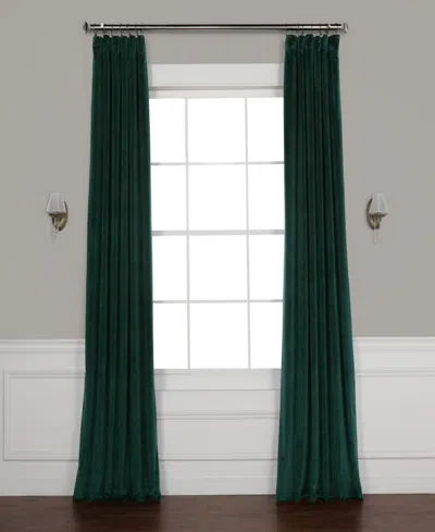 Half Price Drapes Pillow White Heritage Plush Velvet Room Darkening Curtain
