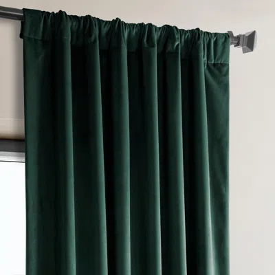 Half Price Drapes Pillow White Heritage Plush Velvet Room Darkening Curtain