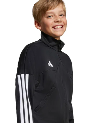 Adidas Originals Big Boys House Of Tiro Track Jacket In Black
