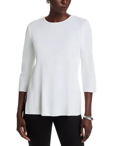 Misook Knit Tunic Top In Yellow