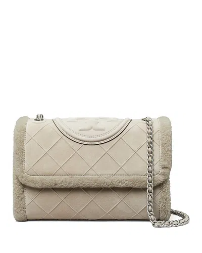 Tory Burch Fleming Soft Shearling Convertible Shoulder Bag