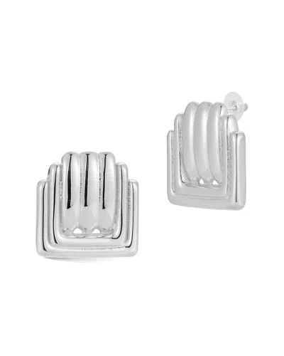 Glaze Jewelry Statement Stud Earrings In Metallic