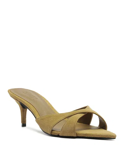 Schutz Women's Hilda Leaf Mule Sandals