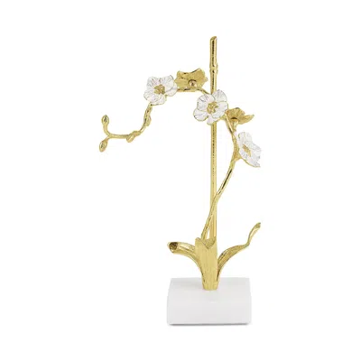 Michael Aram Orchid Decorative Object In Gold