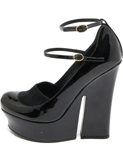Pre-owned Saint Laurent 2023 120mm Platform Pumps
