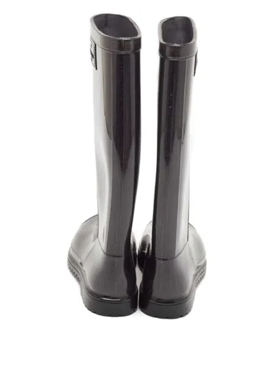 Pre-owned Valentino Garavani Lace-print Rain Boots