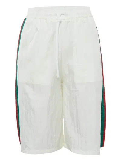 Pre-owned Gucci 2024 Web Panelled Trousers