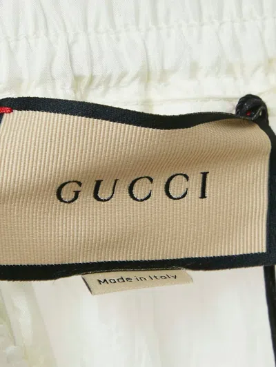 Pre-owned Gucci 2024 Web Panelled Trousers