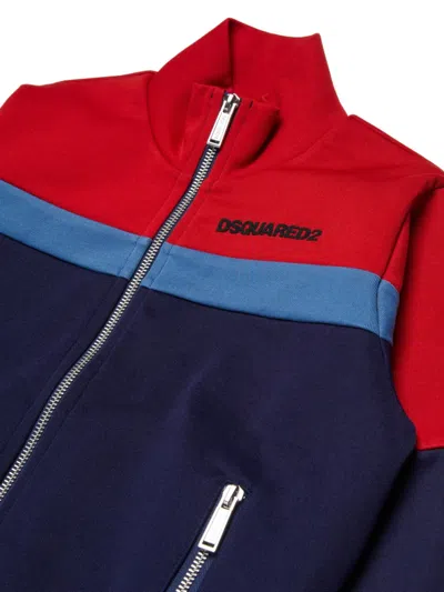 Dsquared2 Logo-print Sweatshirt In Blue