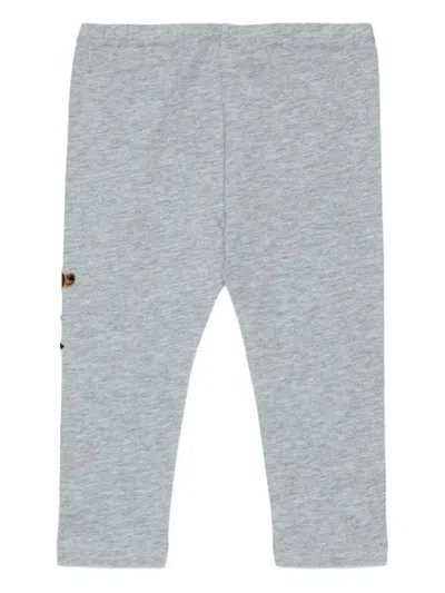 Dsquared2 Cotton Leggings In Gray