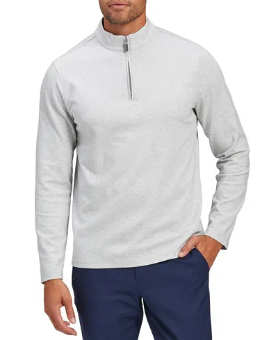 Mizzen + Main Mizzen+main Proflex Quarter Zip Sweater In White