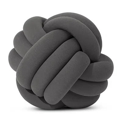 Bearaby Hugget Weighted Knot Pillow, Medium 1 Lb In Black