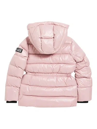 Mackage Hooded Puffer Jacket In Pink