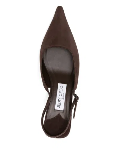 Jimmy Choo 50mm Amel Slingback Pointed-toe Pumps