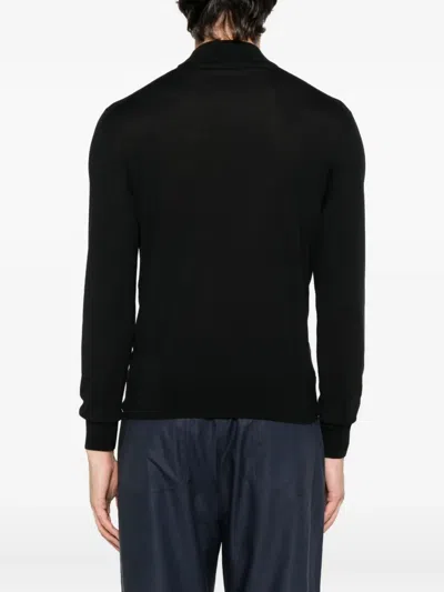 Tom Ford High-neck Wool Sweater In Black