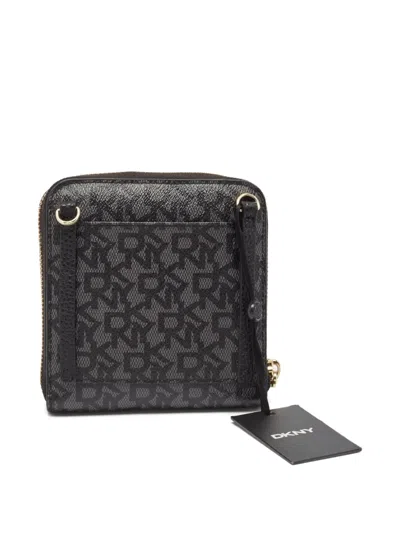 Pre-owned Dkny Monogram-pattern Cross Body Bag