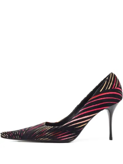 Pre-owned Missoni 2023 100mm Velvet Pumps