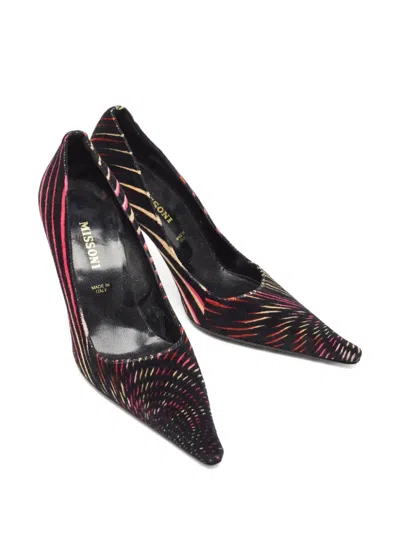 Pre-owned Missoni 2023 100mm Velvet Pumps