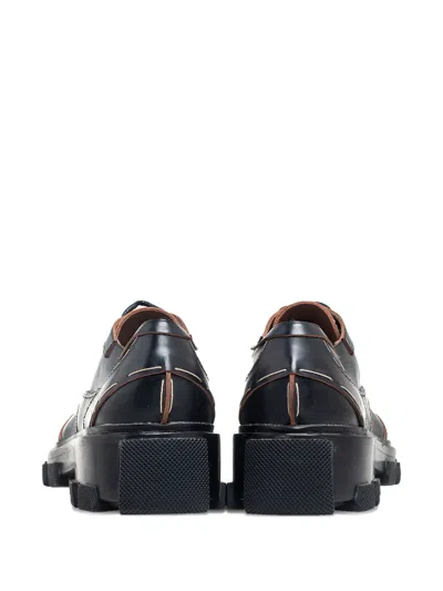 Pre-owned Balenciaga Stitch-detail Leather Derby Shoes