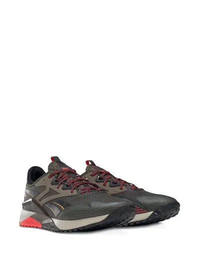 Reebok Nano X2 Tr Adventure "black/green" Sneakers In Multi