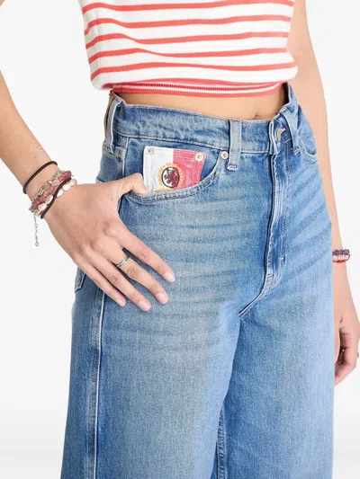Tommy Jeans Claire High-rise Wide-leg Jeans In Blue