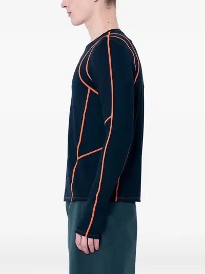 Running Order Slater Long-sleeve Top In Black