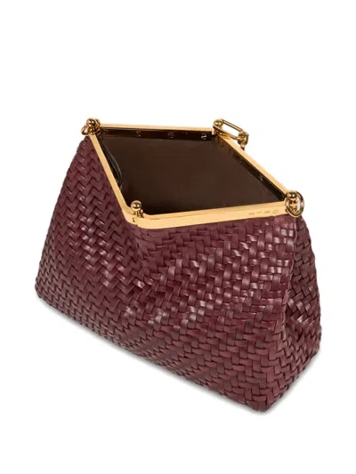 Etro Medium Woven Leather Vela Bag