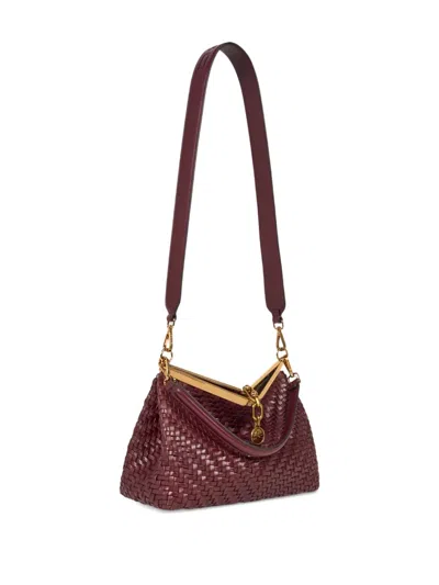 Etro Medium Woven Leather Vela Bag