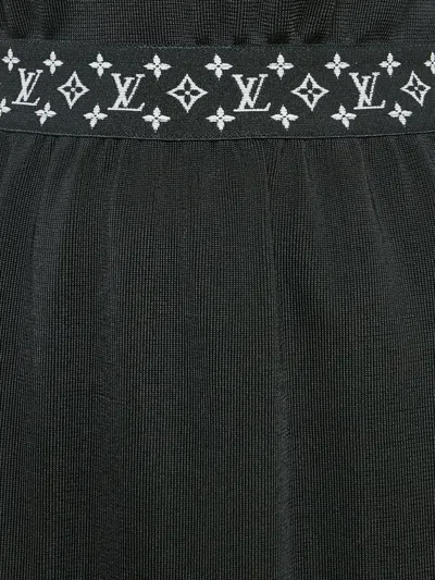 Pre-owned Louis Vuitton Logo-patch Stripe-detail Dress