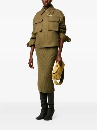 Ami Alexandre Mattiussi Cotton Jacket In Green