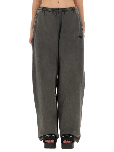 Alexander Wang Elastic Waistband Wide Leg Trousers