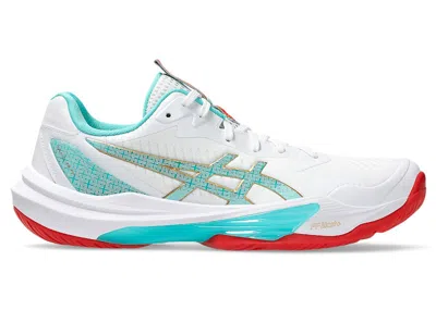 Pre-owned Asics Sky Elite Ff 3 (women's) Sneakers In White/sea Glass In Multi