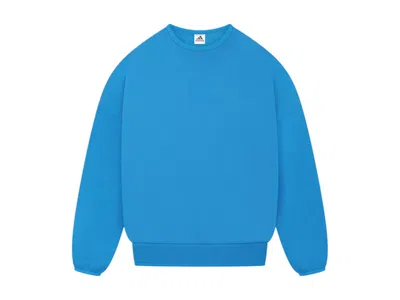 Pre-owned Fear Of God Men's  Athletics Heavy Fleece Crewneck Sweatshirt In Blue Rush