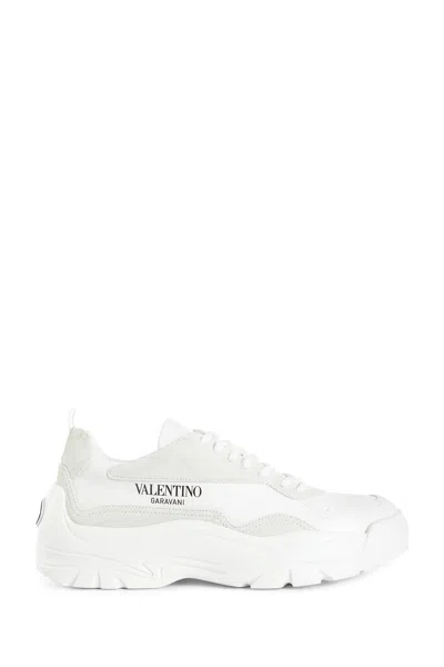 Valentino Two-tone Leather And Suede Gumboy Sneakers