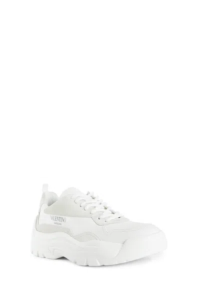 Valentino Two-tone Leather And Suede Gumboy Sneakers