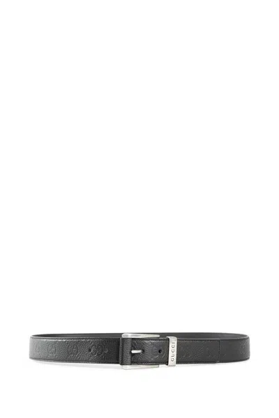 Gucci Jumbo Gg Leather Belt