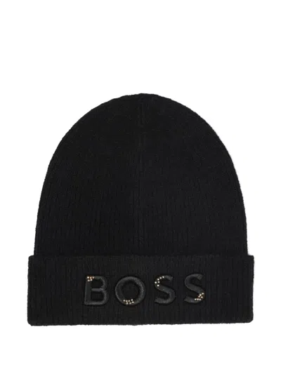 Bosswear リブ ビーニー In Black