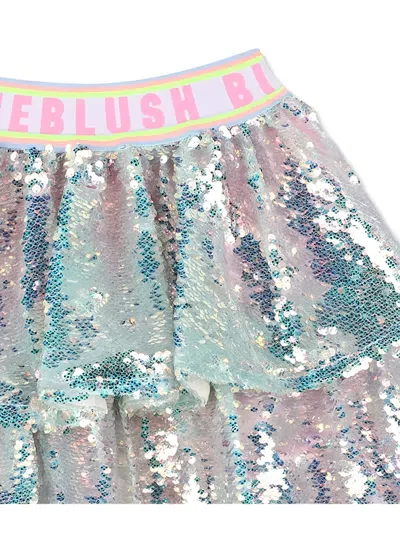 Billieblush Sequin Tiered Skirt In Blue