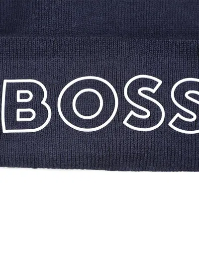 Bosswear ロゴ ビーニー In Blue