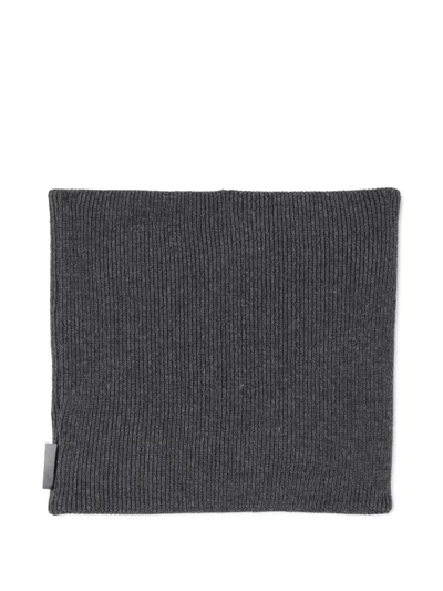 Karl Lagerfeld リブニット ビーニー＆スカーフ In Multi