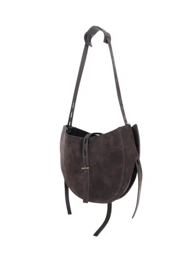 Minobossi Liz" Small Hobo Bag Brown In Brown