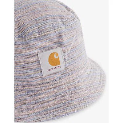 Carhartt Mens Gellar Stripe, Multi Gellar Striped Cotton Bucket Hat