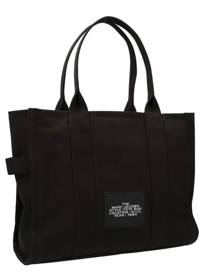 Marc Jacobs The Tote Bag Large Canvas Tote In Black